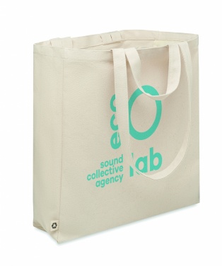 Logo trade corporate gift photo of: Recycled cotton shopping bag