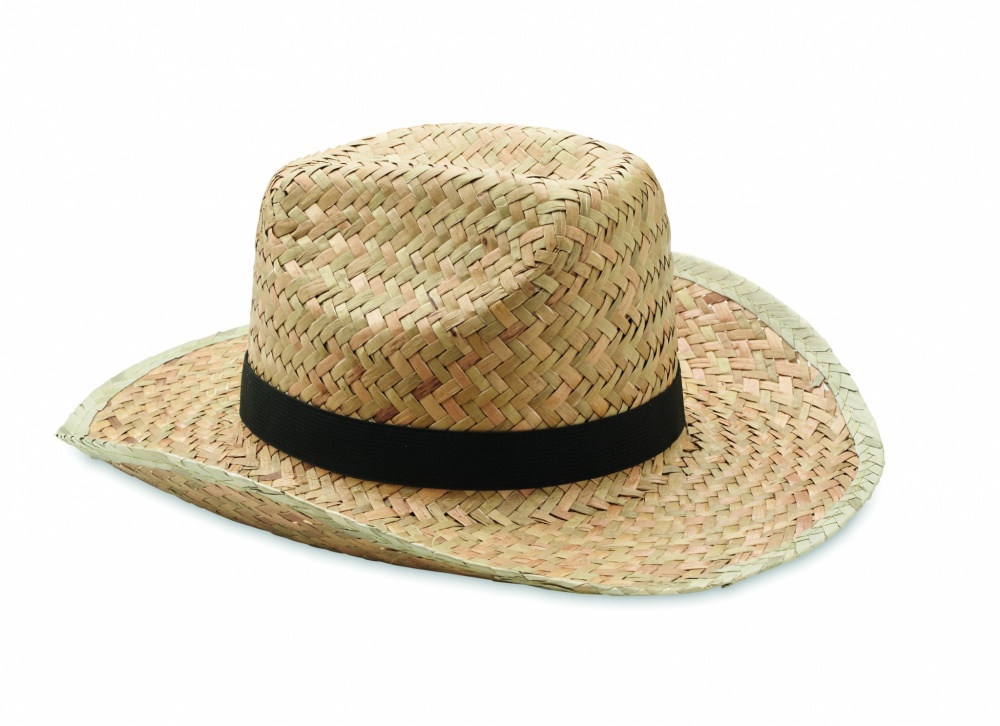 Logotrade promotional gift image of: Natural straw cowboy hat
