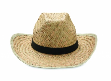 Logo trade advertising product photo of: Natural straw cowboy hat