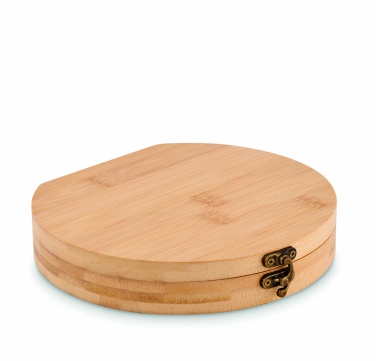 Logo trade promotional products image of: 15 piece tool set bamboo case