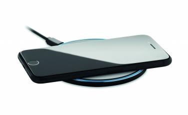 Logo trade promotional product photo of: Glass wireless 10W charger