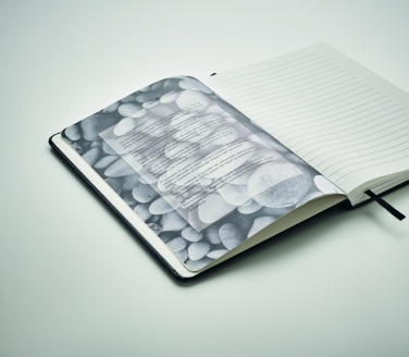 Logo trade promotional item photo of: A5 notebook recycled carton