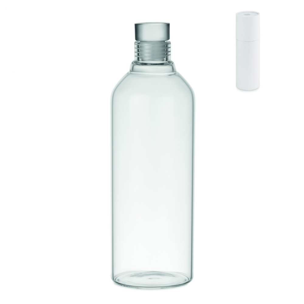 Logo trade promotional merchandise photo of: Borosilicate bottle 1L