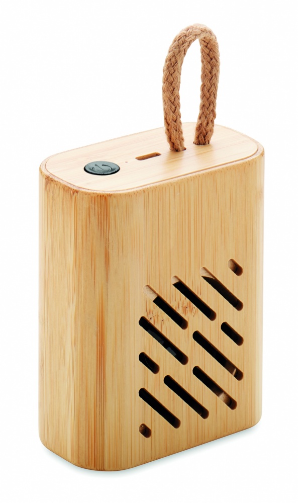 Logotrade promotional products photo of: 3W Bamboo wireless speaker