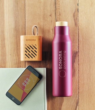 Logo trade promotional merchandise photo of: 3W Bamboo wireless speaker