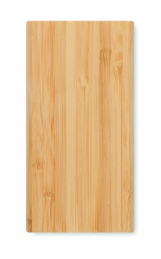 Logo trade promotional item photo of: 6000 mAh Bamboo power bank