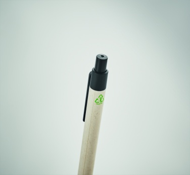 Logo trade business gifts image of: Milk carton paper ball pen