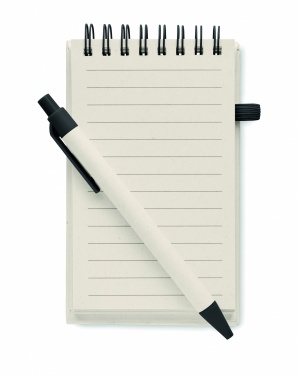 Logo trade promotional merchandise photo of: A6 milk carton notebook set