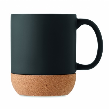 Logo trade promotional merchandise photo of: Matt ceramic cork mug 300 ml