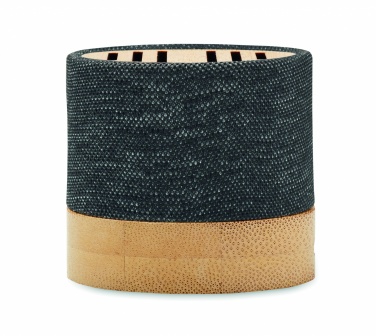 Logo trade promotional giveaways picture of: Bamboo RPET wireless speaker