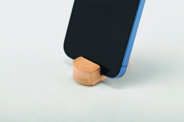Logo trade promotional gifts picture of: Mini bamboo phone stand
