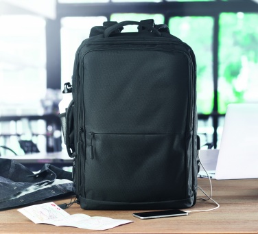 Logo trade corporate gifts picture of: Backpack 600D RPET