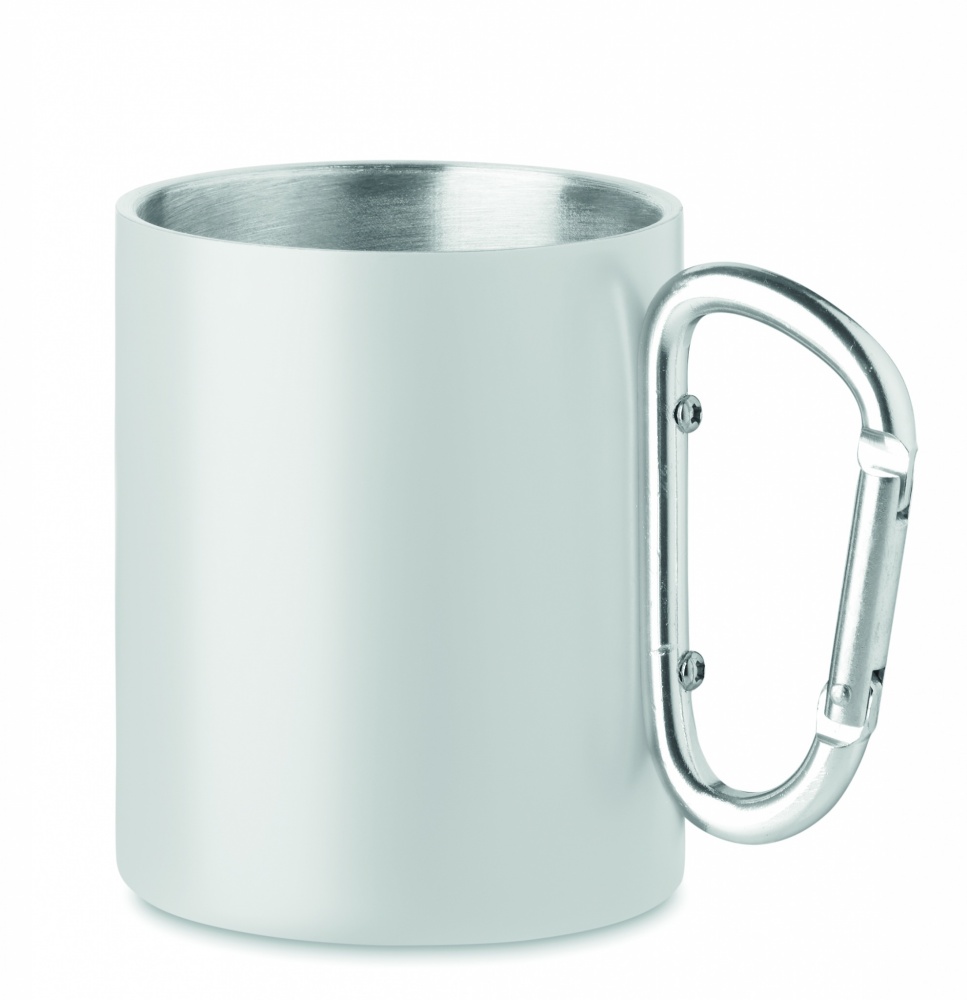 Logo trade promotional product photo of: Metal mug and carabiner handle