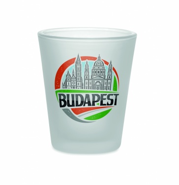 Logo trade promotional gift photo of: Sublimation shot glass 44ml