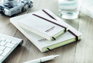 Logotrade corporate gift picture of: A6 canvas notebook lined