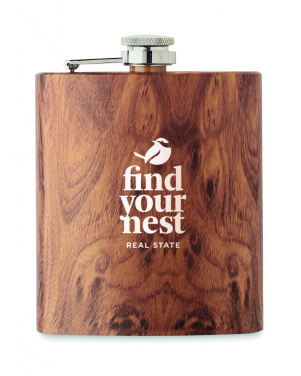 Logotrade promotional gift image of: Slim hip flask 190 ml