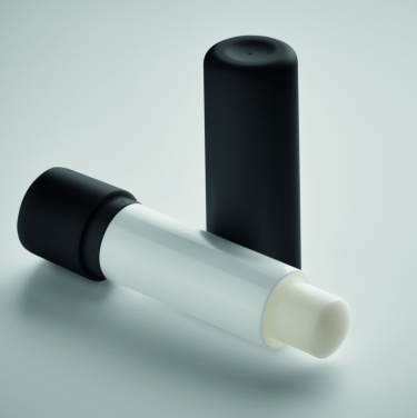 Logo trade promotional giveaway photo of: Vegan lip balm in recycled ABS