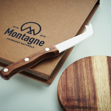 Logo trade corporate gift photo of: Acacia cheese board set Dresden