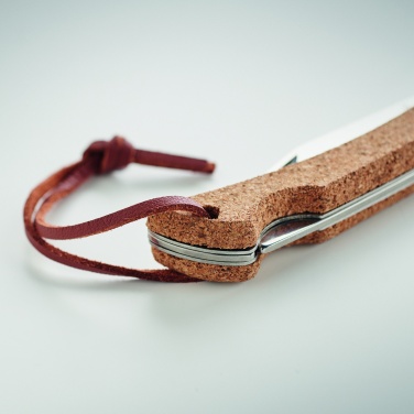 Logotrade business gift image of: Foldable knife with cork