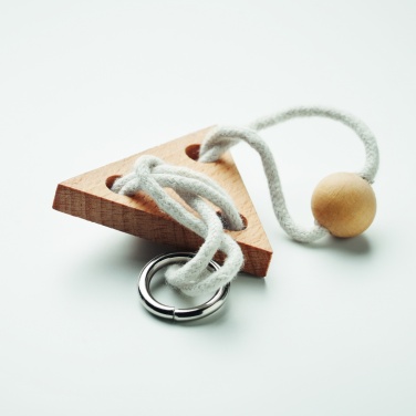Logotrade promotional products photo of: Wooden brain teaser triangle