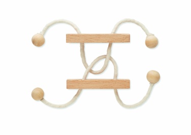 Logo trade promotional product photo of: Wooden brain teaser rectangle