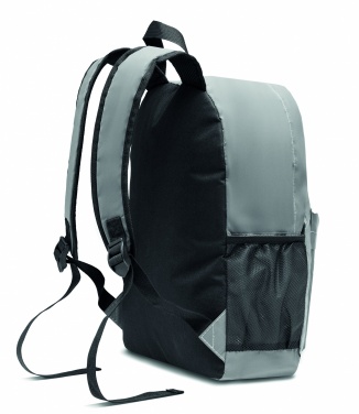 Logo trade promotional merchandise picture of: High reflective backpack 190T