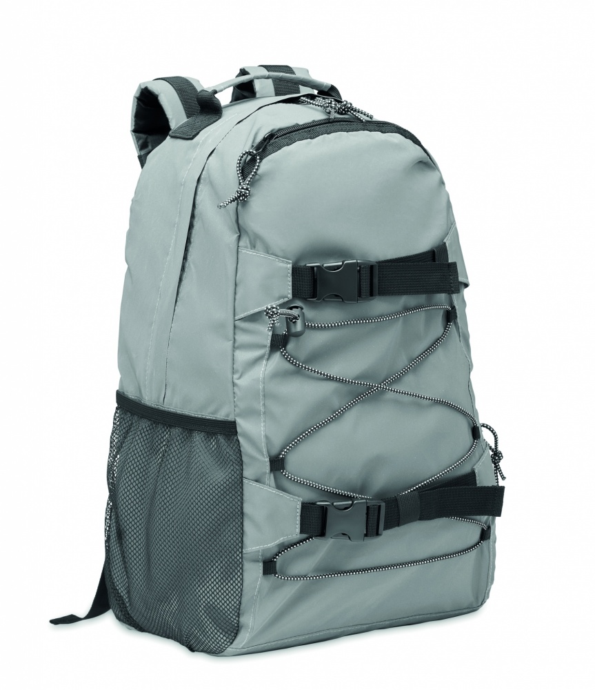 Logotrade promotional gift picture of: High reflective backpack 190T