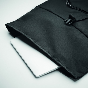 Logo trade promotional item photo of: 600D RPET rolltop backpack