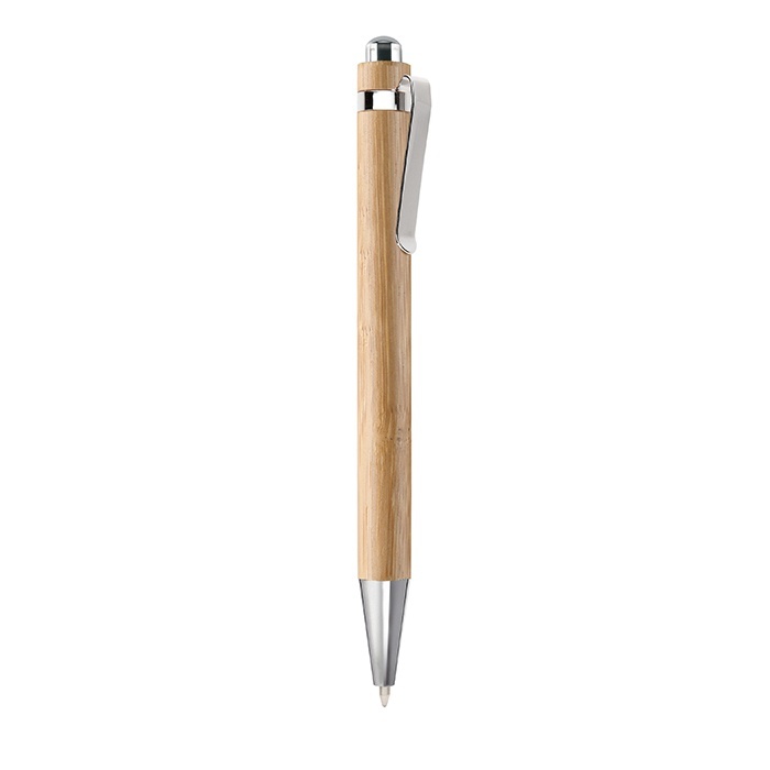 Logotrade promotional item picture of: Bamboo automatic ball pen