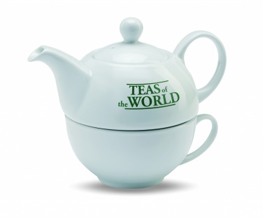 Logo trade promotional giveaways picture of: Teapot and cup set 400 ml