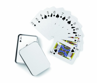 Logotrade promotional merchandise photo of: Playing cards in tin box