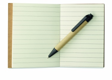 Logo trade promotional product photo of: Recycled notebook with pen