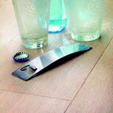Logo trade promotional giveaways picture of: Stainless steel bottle opener