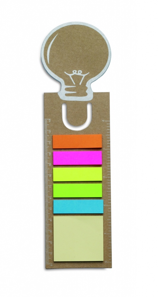 Logotrade corporate gift image of: Bookmark with sticky memo pad