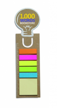 Logotrade promotional giveaways photo of: Bookmark with sticky memo pad