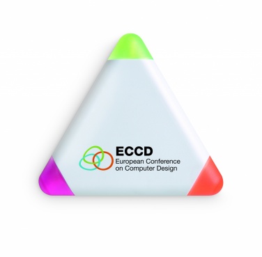 Logo trade promotional products image of: Triangular highlighter