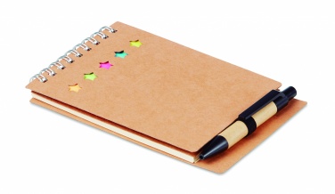 Logotrade advertising product image of: Notepad with pen and memo pad