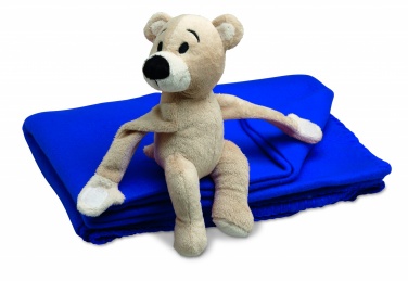 Logotrade promotional merchandise image of: Fleece blanket with bear