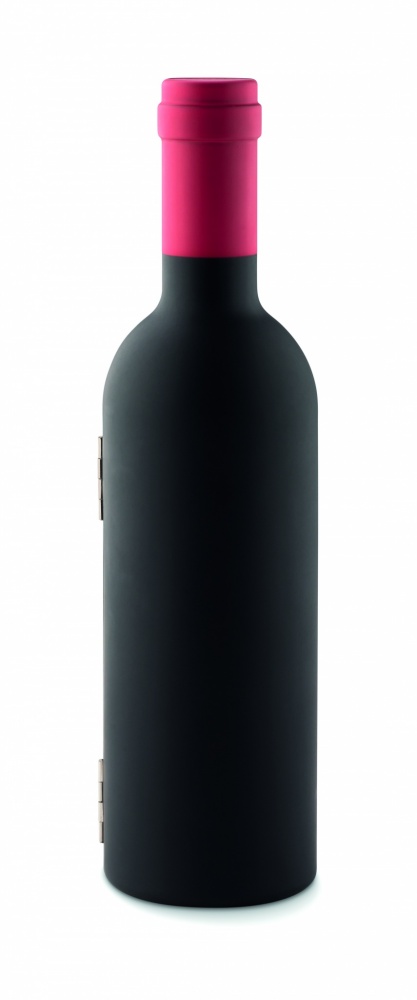 Logo trade promotional items image of: Bottle shape wine set