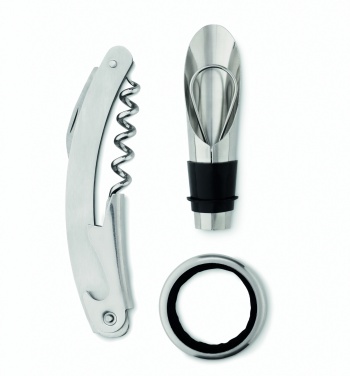 Logo trade promotional merchandise picture of: Bottle shape wine set