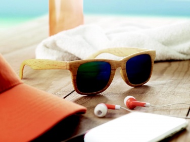 Logotrade promotional merchandise image of: Wooden look sunglasses MAARDU