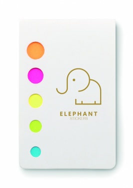 Logo trade promotional giveaways picture of: Page markers pad