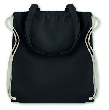 Logo trade promotional item photo of: 220gr/m² canvas 2 function bag