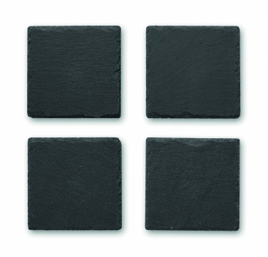 Logotrade promotional products photo of: Slate coasters with EVA bottom