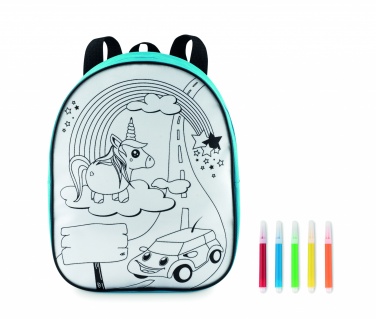 Logo trade promotional item photo of: Backpack with 5 markers
