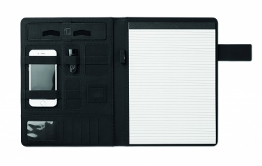 Logotrade advertising products photo of: A4 folder with power bank