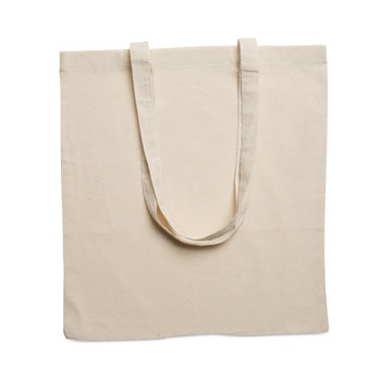 Logo trade promotional gifts image of: 140gr/m² cotton shopping bag