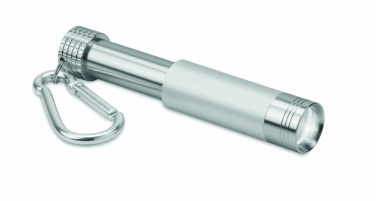 Logotrade promotional products photo of: Aluminium/ABS LED key ring Aizkraukle