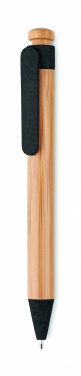 Logo trade promotional merchandise picture of: Bamboo/Wheat-Straw ABS ball pen