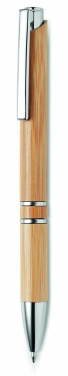 Logo trade promotional item photo of: Bamboo automatic ball pen